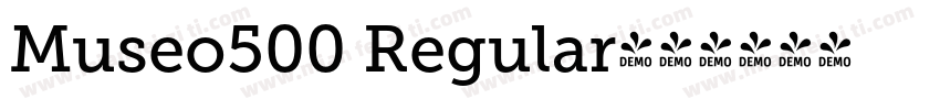 Museo500 Regular字体转换